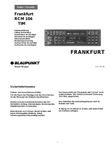 Blaupunkt FRANKFURT RCM 104 Bruksanvisning