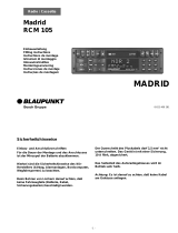 Blaupunkt Madrid RCM 105 Bruksanvisning