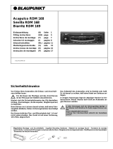 Blaupunkt SEVILLA RDM 168 BLAU Bruksanvisning