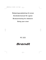Brandt FC222XN1 Bruksanvisning