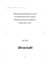 Brandt FC272WN1 Bruksanvisning