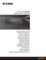 D-Link DES-1008P Bruksanvisning