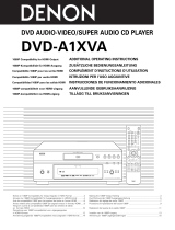 Denon DVD-A1XVA Bruksanvisning