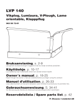 Husqvarna V-PLOUGH Bruksanvisning