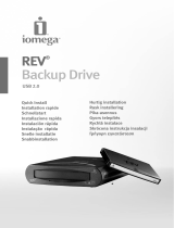 Iomega REV BACKUP DRIVE USB 2.0 Bruksanvisning