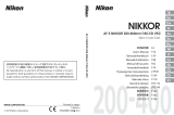 Nikon AI-S -NIKKOR ED 200-400MM F/4 Bruksanvisning