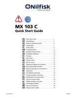 Nilfisk MX 103 C Bruksanvisning