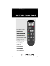 Philips SBC RP 421 Fernbedienung Användarmanual
