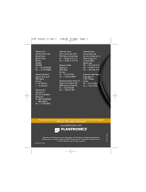 Plantronics DUOSET 2 Bruksanvisning