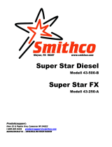 Smithco Super Star FX & Diesel Bruksanvisningar