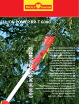 Wolf Garten LI-ION POWER RR-T 6000 Bruksanvisning