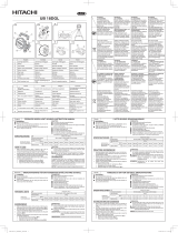 Hitachi UB 18DGL Användarmanual