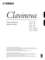 Yamaha Clavinova Digital Piano Användarmanual