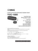 Yamaha YVC-1000 Snabbstartsguide