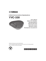 Yamaha YVC-330 Användarmanual