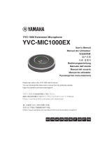 Yamaha YVC-MIC1000EX Användarmanual