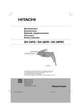 Hitachi DH 24PG Användarmanual