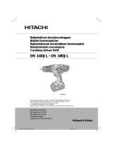 Hitachi DS 14 DJ L Användarmanual