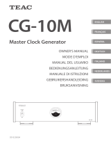 TEAC CG-10M Bruksanvisning