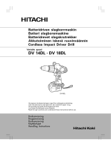 Hitachi DV 18DL Användarmanual