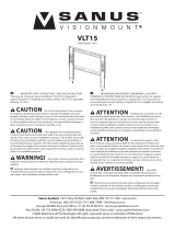 Sanus VisionMount VLT15 Användarmanual