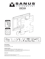 Sanus VisionMount VMF308 Användarmanual