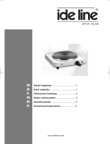 Ide Line Double Cooking Plate 750-027 Användarmanual