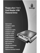 Iomega FLOPPY PLUS 7-IN-1 CARD READER USB POWERED DRIVE Användarmanual
