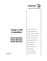 Varian Turbo-V 250 series Användarmanual
