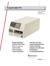 Intermec EasyCoder F4 Användarmanual