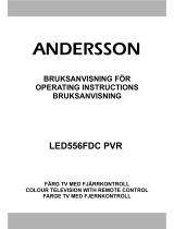 Andersson LED556FDC PVR Användarmanual