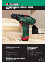 Parkside PABS 10.8 A1 LITHIUM-ION CORDLESS DRILL Bruksanvisning