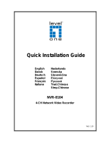 LevelOne NVR-0104 Installationsguide