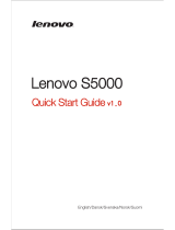 Lenovo Lenovo S5000 Snabbstartsguide