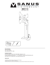 Sanus VisionMount MD115 Användarmanual