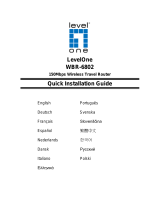 LevelOne WBR-6802 Quick Installation Manual