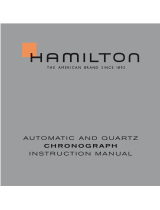 Hamilton Automatic and Quartz Chronograph Användarmanual