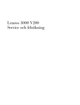 Lenovo 3000 V200 Service Och Felsökning