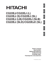 Hitachi CG22EJ2 (SL) Bruksanvisning