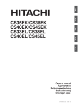 Hitachi CS40EL Bruksanvisning