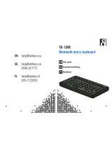 Deltaco TB-109K Användarmanual