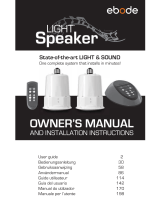 Ebode XDOM LIGHTSPEAKER SYSTEM Owner's Manual and Installation Instructions