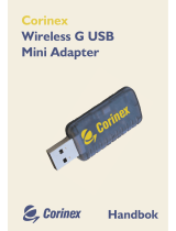 Corinex Wireless G USB Mini Adapter Användarmanual
