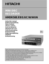Hitachi HMDR50UC Användarmanual