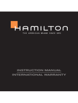 Hamilton Caliber A07.211 Användarmanual