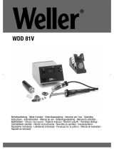 Weller WDD 81V Operating Instructions Manual