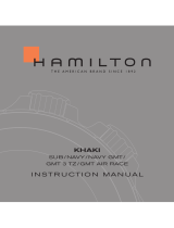 Hamilton GMT AIR RACE Användarmanual