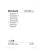 Einhell Expert Plus GE-CH 1855/1 Li-Solo Användarmanual
