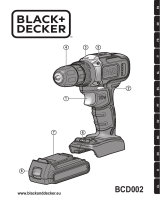 Black & Decker BCD002 Användarmanual