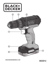 Black & Decker BDDD12 Användarmanual